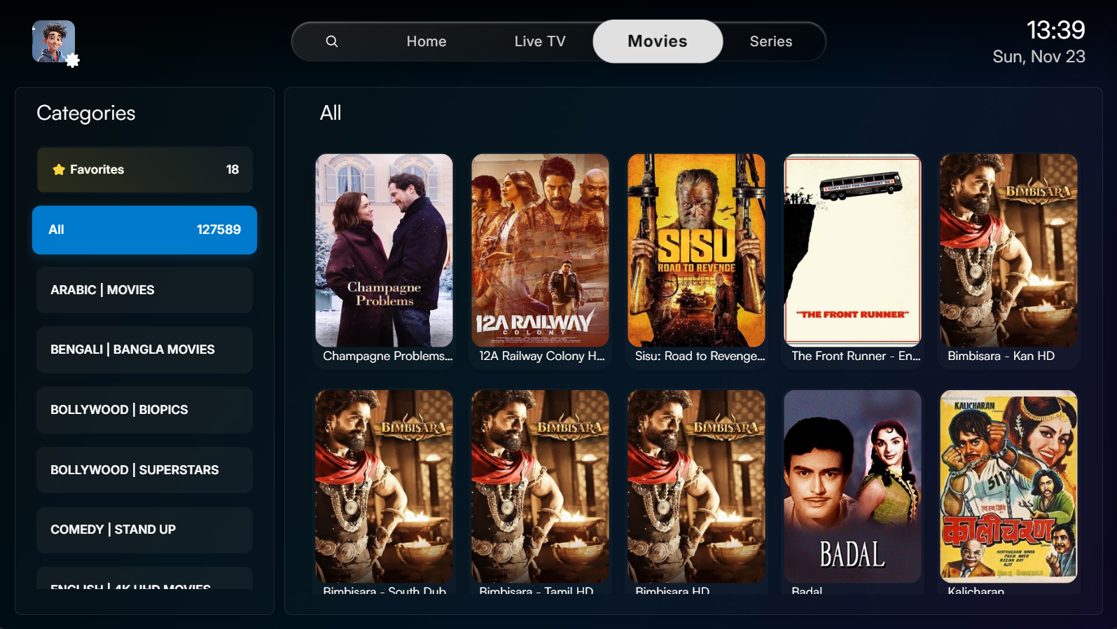 Movies & Shows Library